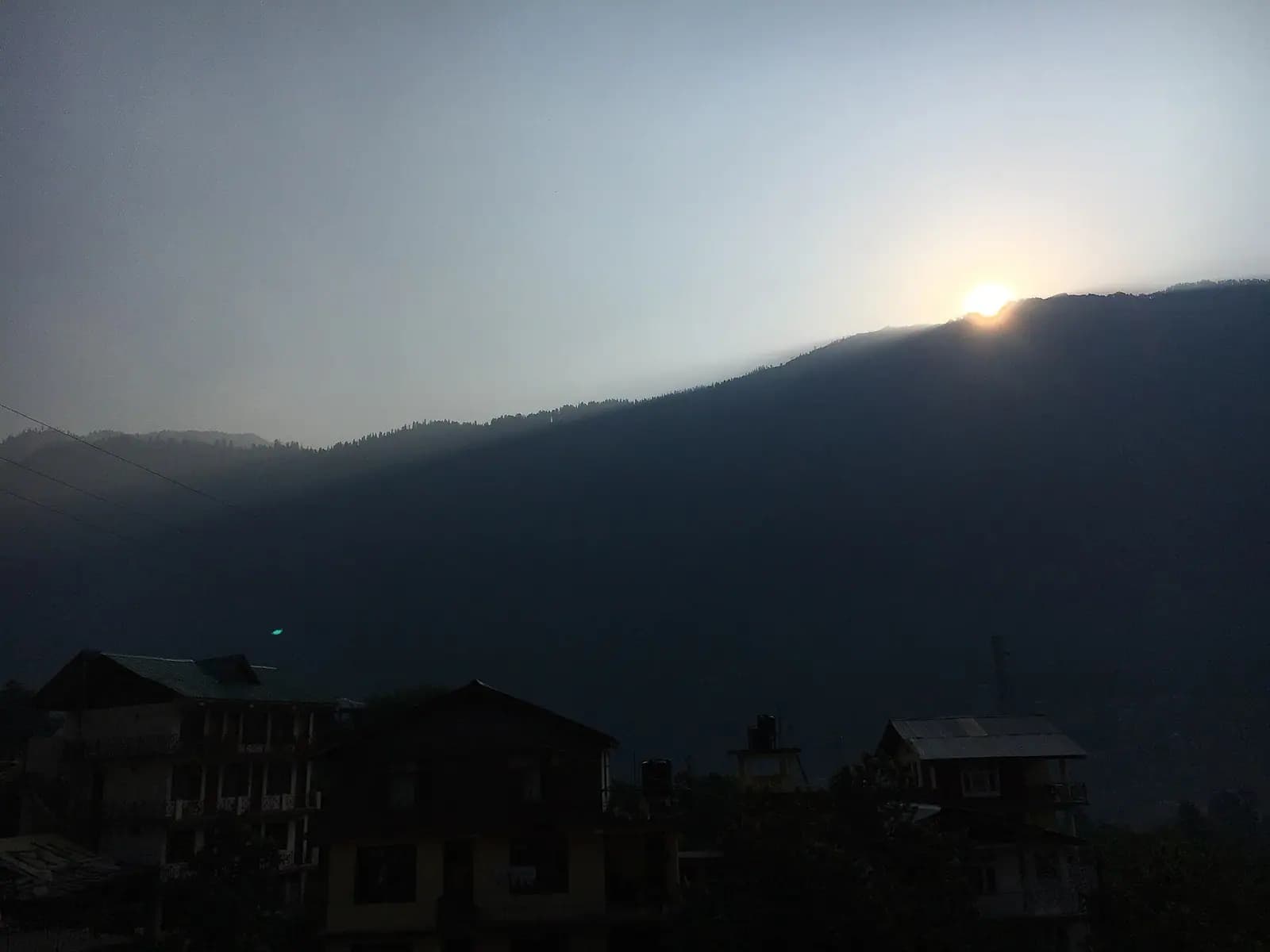 A hillside hotel in Manali, Himachal Pradesh